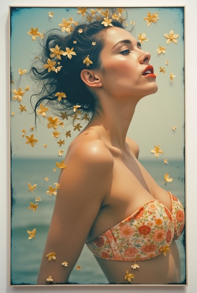(Close-up: 1.5), (Facial Focus: 2), (???? ??? Style: 1.5),
((sides: 2)), (1 girl surrounded by soft_light:1.5), (backlight: 1.8), (lighting), (flowing fabric: 1.3), (Floral_summer_dress:1.5), (Straw_hat:1.3)),
(masterpiece), realistic, HDR, highly detailed, 8k, original photo,
Ambient light occlusion, natural, harmonious composition, warm colors, fine art photography, nudity