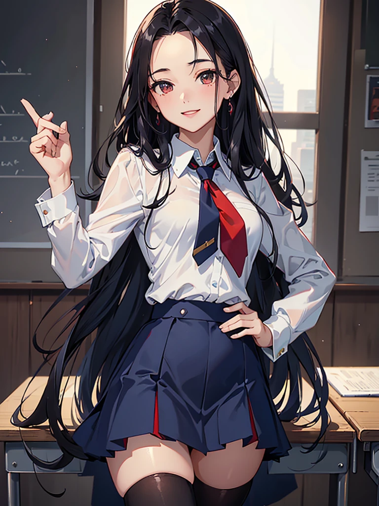 1 girl,big breasts,abdomen,
indoors,Bedroom,Are standing,cowboy shot, ((School_uniform)),choker
 