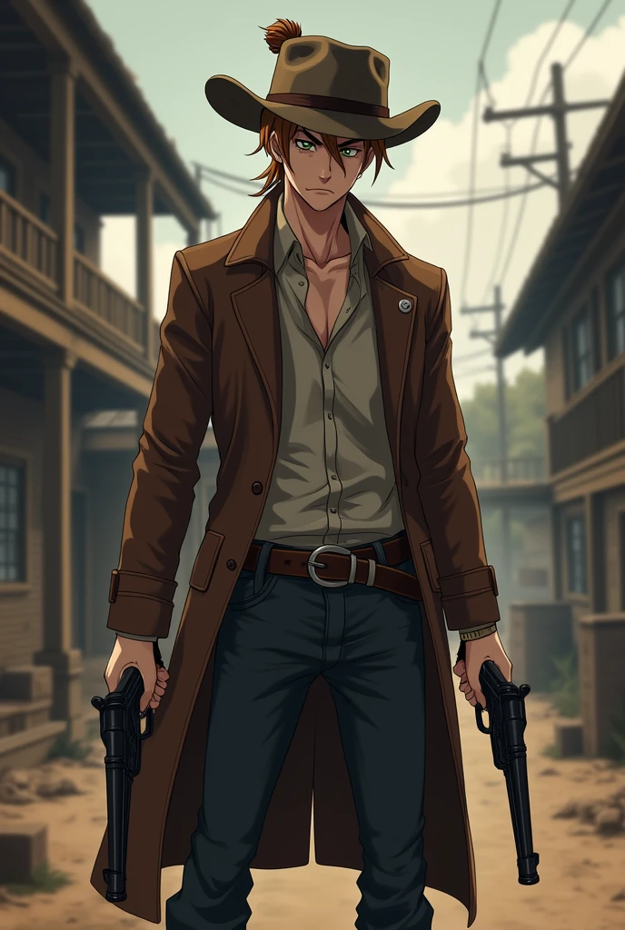 (((Autoretrato de um homem))), master part, extremamente detalhado, melhor qualidade, ((com traje de cowboy)), inspirado em Red Dead Rendemption, extremamente detalhado, (8k, qualidade superior, melhor qualidade, obra-prima, altamente detalhado: 1.2),