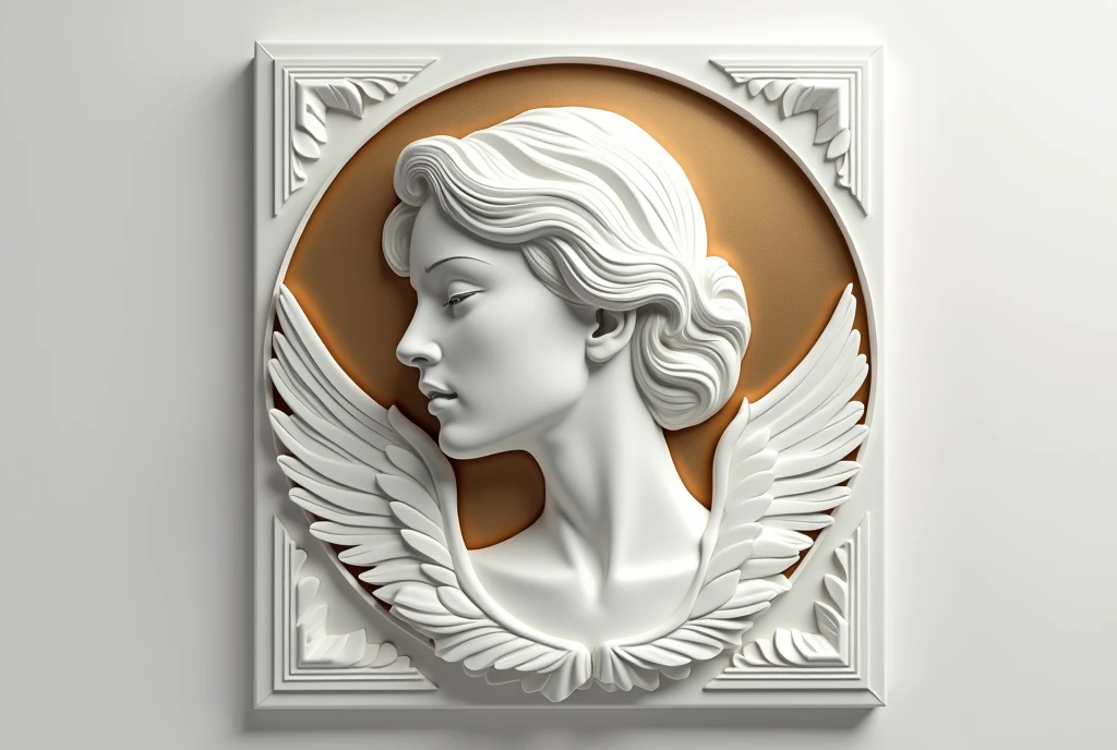 Make a wax seal stamp with angel wings design