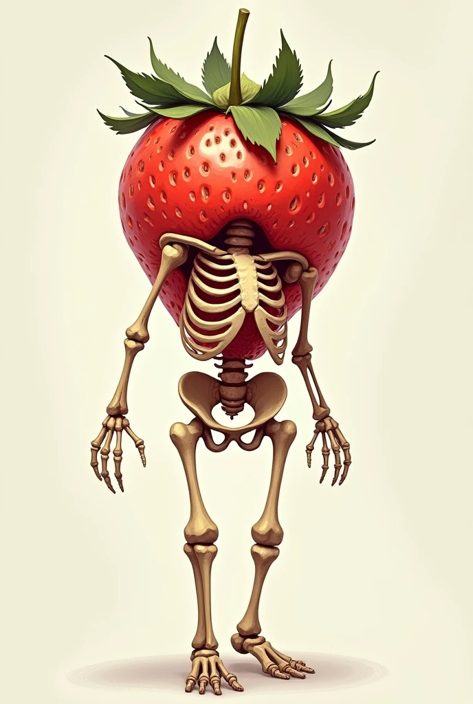 Skeleton with pineapple head surfing pizza surfboard no background