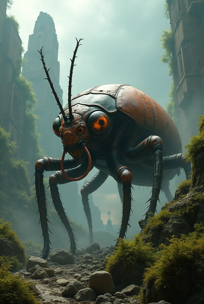 Centaur in the body of a beetle