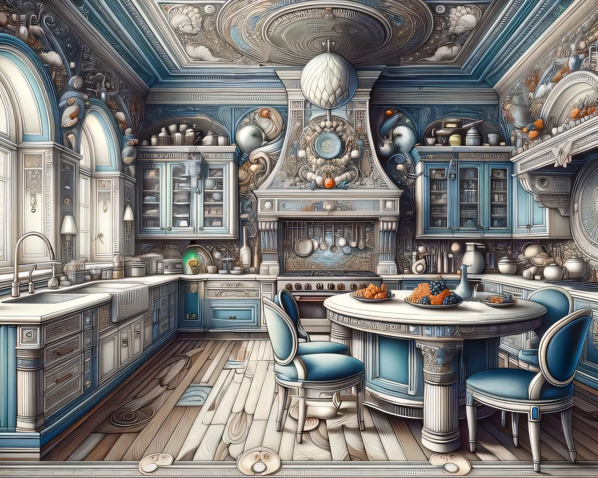 My favourite kitchen、With bright windows、Neatly put away dishes