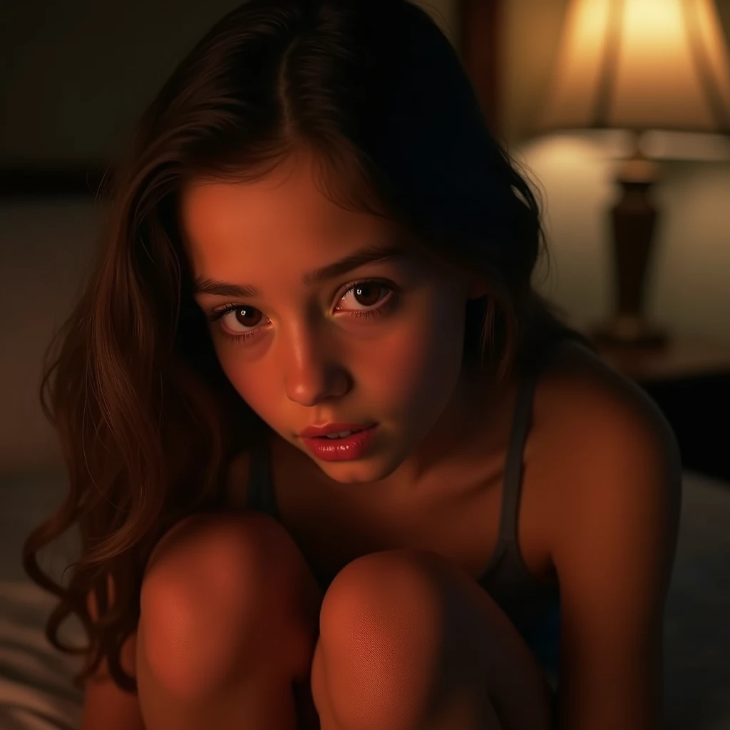 Girl, 10 years , nude, full body