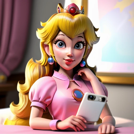 princess peach bratty creates a OnlyFans account