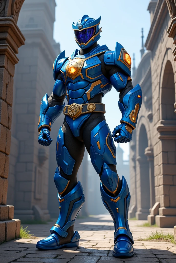 (A muscular man:vivid colors,realistic, ((masterpiece)), ((best quality)), (detailed), cinematic, dynamic lighting, soft shadow, detailed background, professional photography, depth of field, intricate, detailed face, subsurface scattering, realistic hair, realistic eyes, muscular, manly, photo of a handsome man, mech4rmor, wearing mechanical paladin armor, glowing, holding shield, dynamic pose, fighting stance,