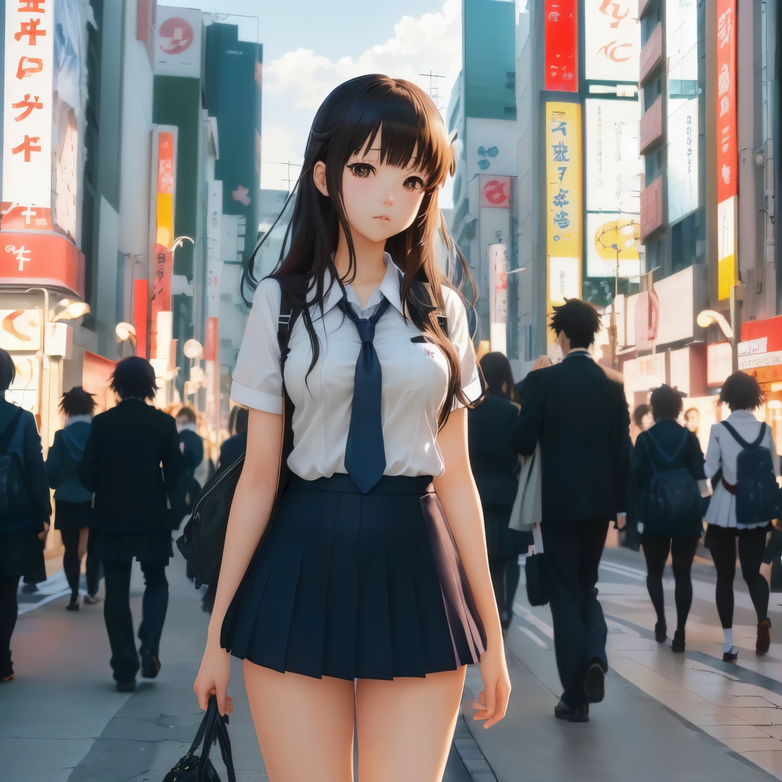 Completely naked,highest quality,Pussy,Timid,exposed,pubic hair,black hair,AV actress,Akihabara,Unauthorized,pedestrian paradise,embarrassing,Dislike々Are doing,Yinkya