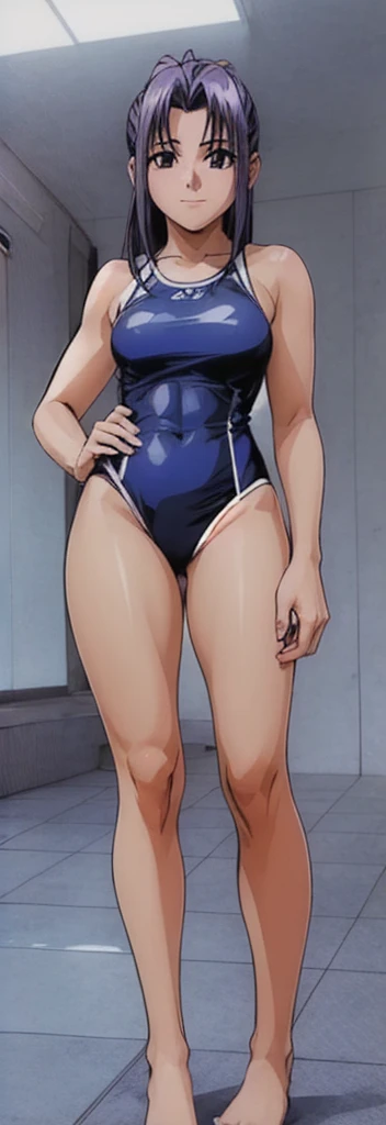 Female Combatant、Japanese girl、Close-up of a girl in a black leotard、Black glossy leotard、Black boots、Saiyan Girl, wonderful, Nano Girl, Female body type, Inspired by Hiromu Arakawa, Anime Manga Robot!! Anime Girls, Fubuki, Full Body Suit, by Hiromu Arakawa、wonderful, silk, Beautiful and attractive anime teen, Anime Girls of the future, tears,Drooling,Pee,Sweat,Tongue out,incontinence,Peeing、Estrus、Eyes wide open,Estrus,Blushing,Nipples are erect,Face is hot、Lust、Cut by a sword