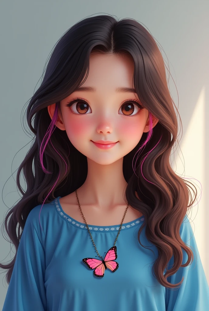 cute girl,Sweatshirt,Innocent beauty,bubblegum pop,Alice in Wonderland,The upper body is in the camera,Smile,long hair fluttering。
