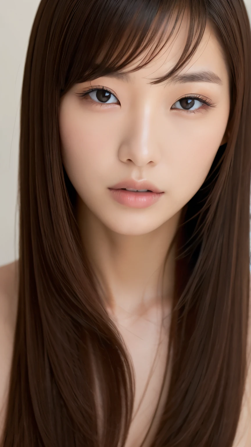 ((top quality, 8k, masterpiece: 1.3)), beauty, 1 girl, beautiful: 1.3, slender abs: 1.1, dark brown hair, (kneeling on the floor, legs open: 1.2), ultra detailed face, highly detailed lips, detailed eyes, double eyelids