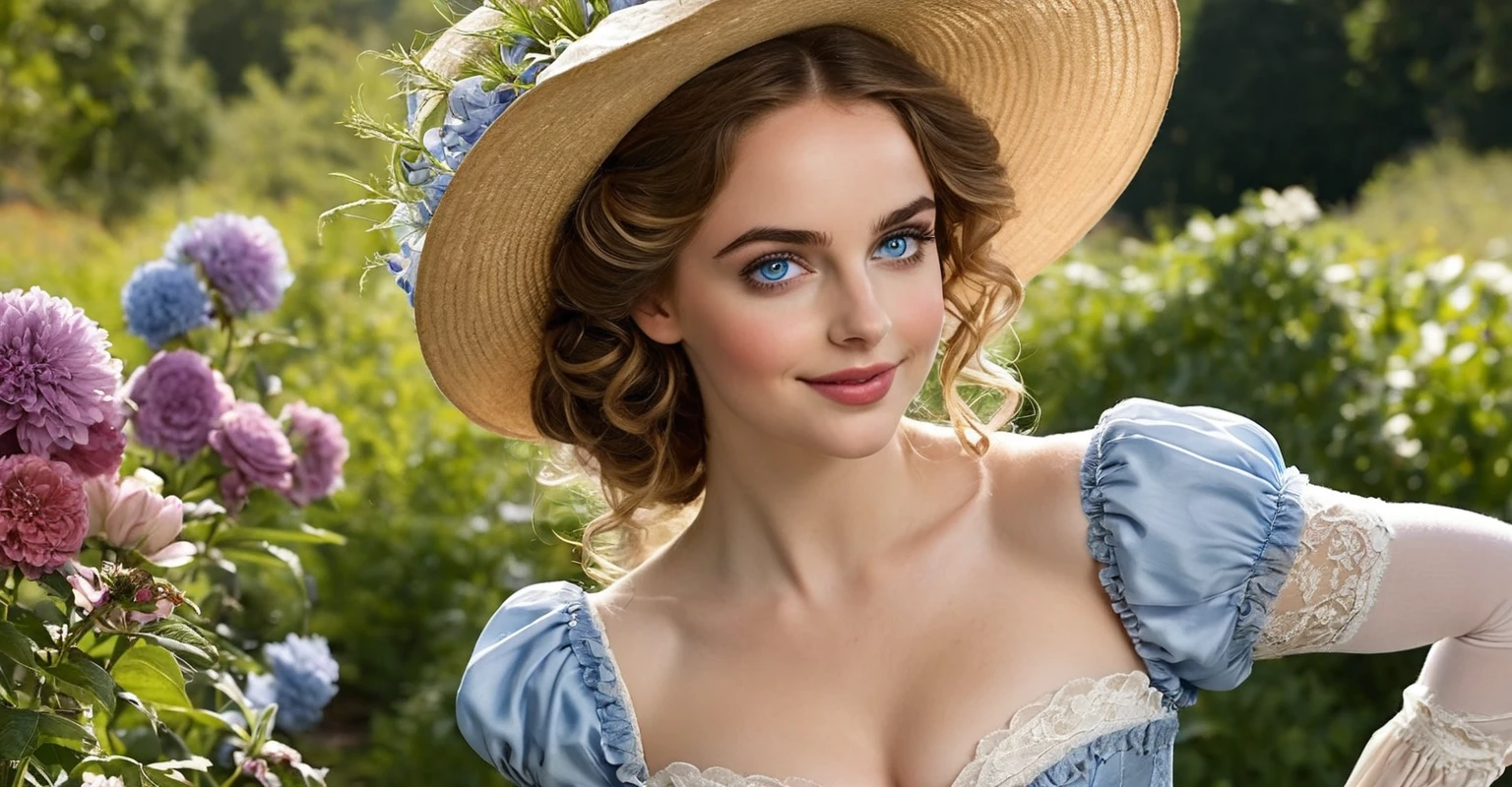 Beautiful Stunning Southern Belle. Face With Curly Copper-Red Ringlets Hair And Porcelain Skin Very Pale White Skin Tone Southern Beauty Southern Belle Dress With A Hoop Skirt, A Corset, Pantalettes, A Wide-Brimmed Straw Hat, And Gloves. Lovely Beautiful And Serving Curvy Body Hourglass Body Hourglass Body Types Small Waist Body Type Pretty Lovely Young Woman Big Delicate Cornflower Blue Eyes Soft Pretty Face Full Lips Beautiful Smile High Cheekbones Soft Blushing Cheeks Perfect Female Face Feminine. Adelaide Kane.