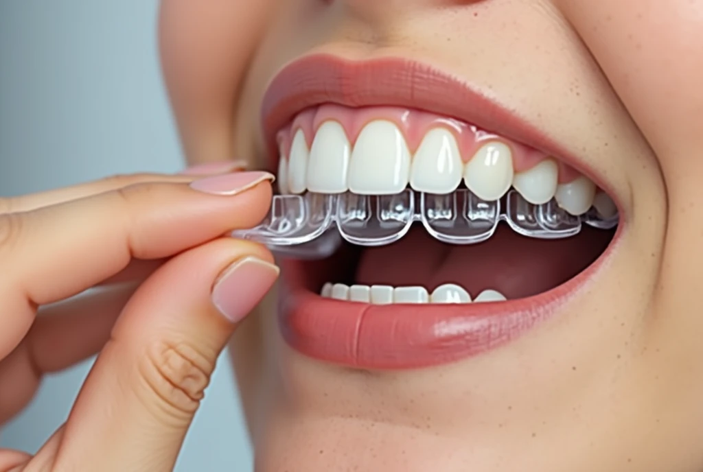 glass teeth, transparent teeth