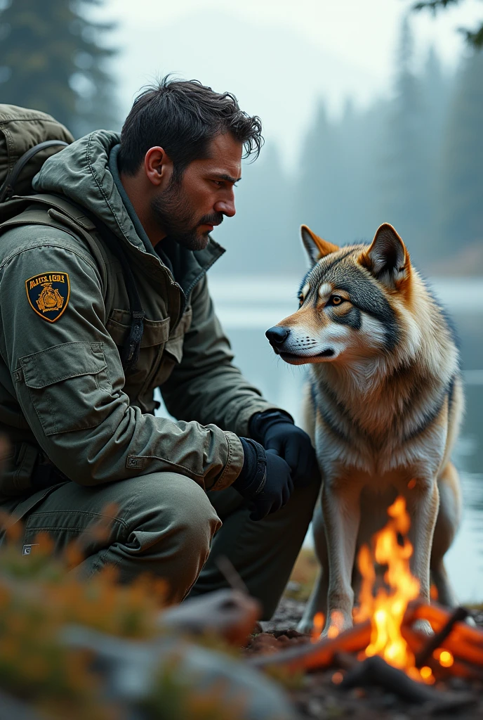 A militar group made of wolf