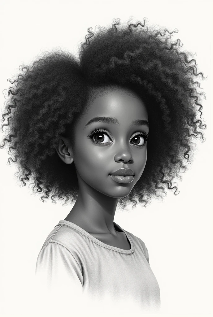 Black girl smiling