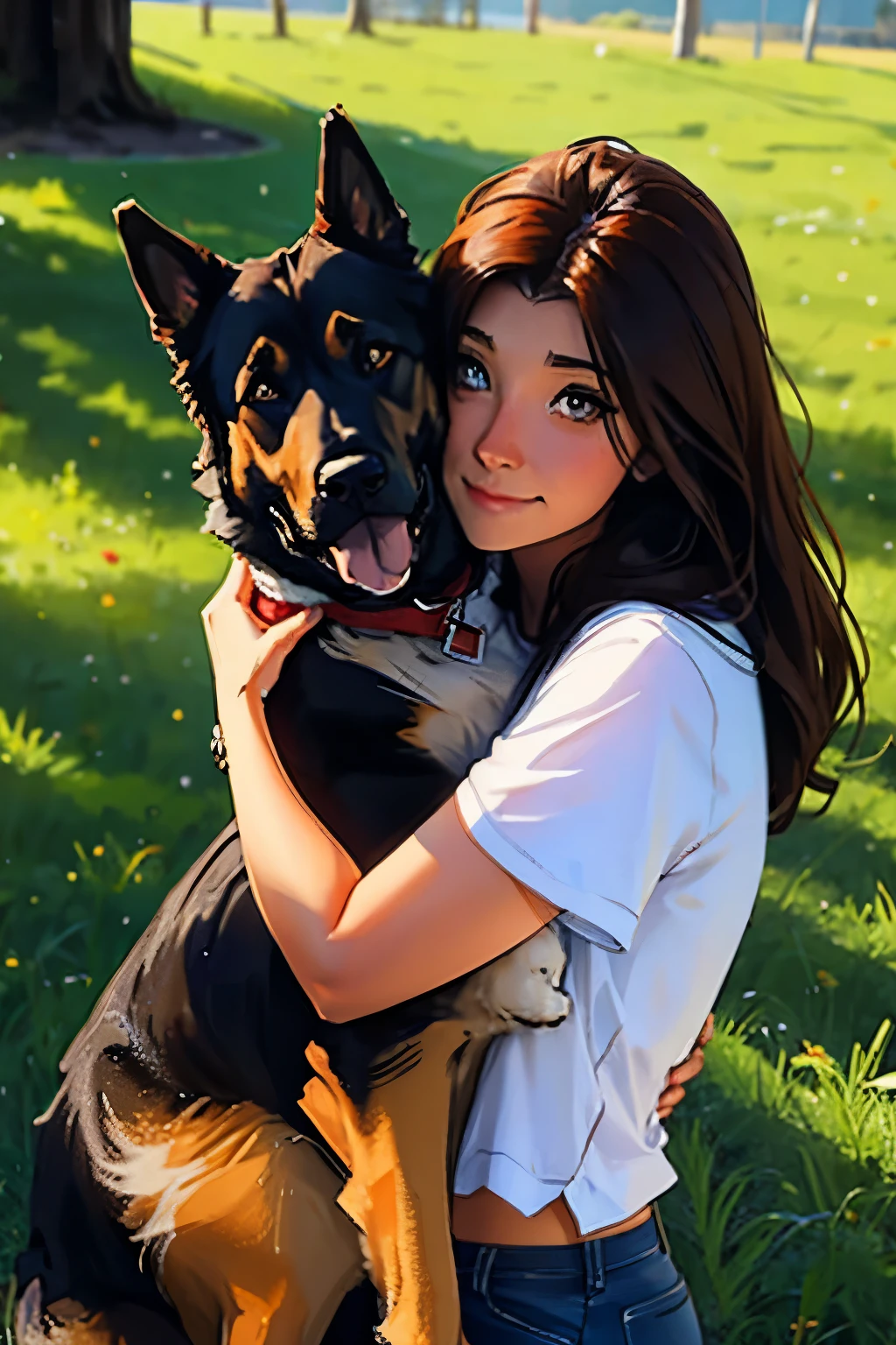 A dog,one-girl,glans sucking,doggy ,MuCoi