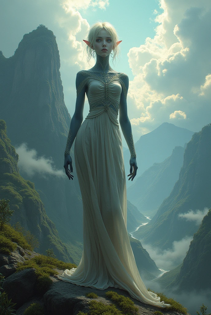 a giant alien woman