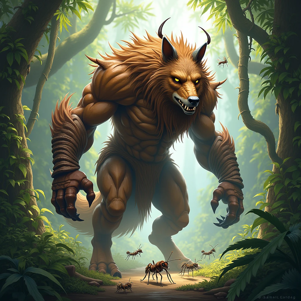 male tyranosaurus mid transformation, solo,(2 heads on 1 body:1.1), masterpiece, hyper muscle, muscular arms, veiny arms, best art, digitigrade, by taran fiddler, torn pants, torn shirt, detailed hands, detailed eyes, detailed torso, jungle, howling expression, transformation, 2 heads, multi heads, night, howling up, muscular, abs, nipples, bird feet