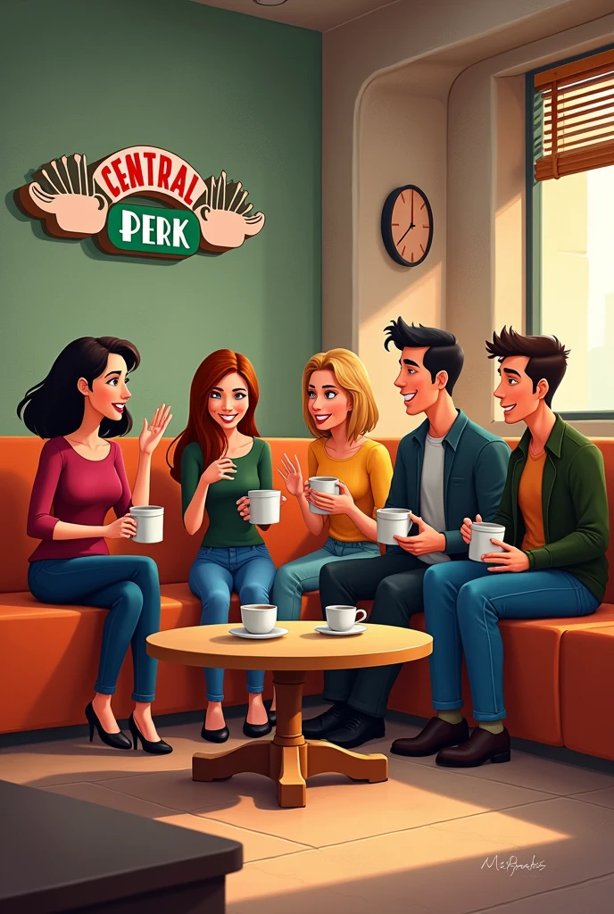 Monica's gang talking (Cartoon)