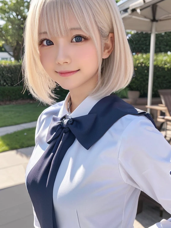 ltra-detailed,highly detailed,best quality,masterpiece,illustration,realistic,photorealistic,
llas, cosplay, 1girl, solo,
uranohoshi school uniform,
looking at viewer,