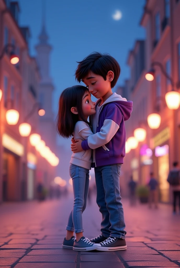 Casal feliz igual filme da Disney amor