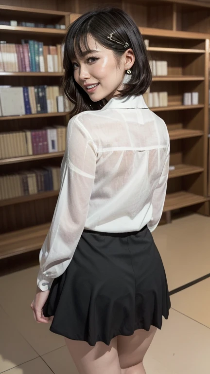 Best image quality、8k、Cafe店員、((She lifts her skirt to show her pussy))Viewers are happy when they see pussy(Shaved)((Collared shirt、Skirt))、Black Stockings、Beautiful feet、Slender、Japanese women、Provocative smile、high resolution、Cafe、Straight hair、23 years old、Big eyes、Kamimei、Cafe店員、((Slender女の子))(Slender and beautiful legs)(Highly detailed face)(Wearing an apron)(Black Pantyhose)(Bent knees)Shoot from below、((Looking up at the pussy from a low angle))