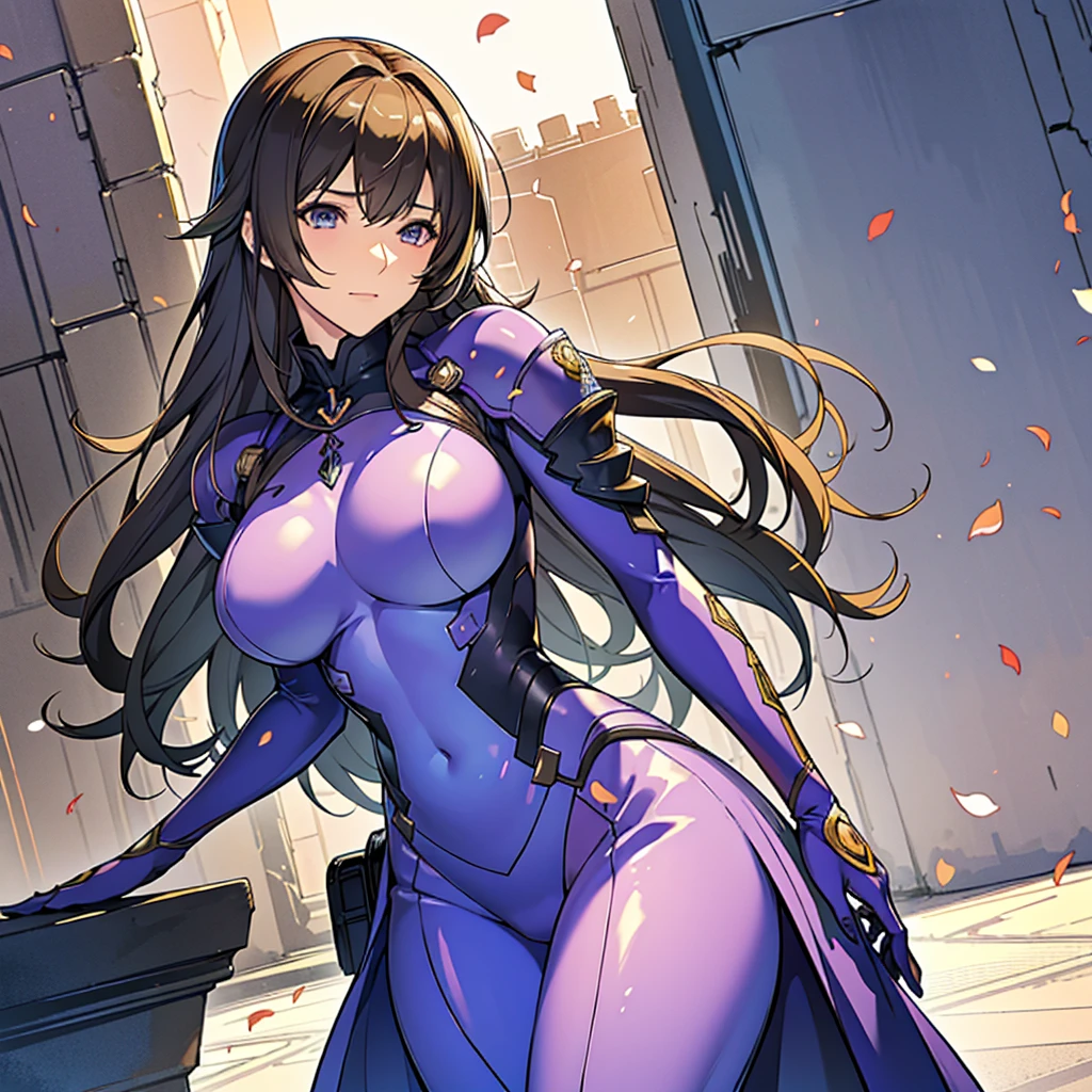 best quality, official art, masterpiece, textile shading, HDR, very detailed, colorful, best details, fantasy, suit, Yui Takamura:1.9, 1 female, 2, best quality, official art, masterpiece, textile shading, HDR, very detailed, colorful, best details, fantasy, battle suit,1 female, 2, standing on stairs,A castle town with an old castle view, sunny,choppy hair, big breast, skinny,Surrounded by a large crowd:1.9、Confetti flutters、Blessed、Being welcomed:1.5、cameltoe:1.3, ground level shot:1.9,