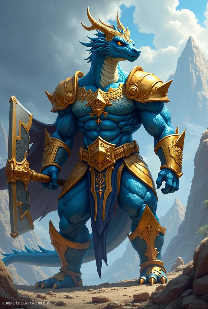 uploaded on e621, (male anthro dragon), standing, solo, muscle, detailed scale texture, old castle, (battlefield), (tribal clothing, ((long loincloth))), (shoulder armor, leg armor), blue body, white belly, dawn, shaded, dim environment, (front view), looking pleasured, [simple background], detailed eyes, masterpiece artwork, caustics, rim lighting, single light source, sharp shadows, solo portrait, (digitgrade, toe claw), (realistic, photorealistic, hyper realistic, ultra detailed), by kenket, chunie