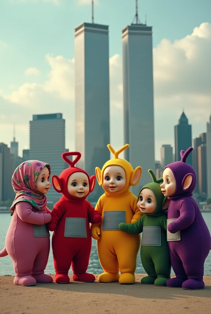 Telettubies a picture by Tadashi Nakayama, reddit, happening, teletubbies, teletubbies in the backrooms, children's animated films, live action children's tv show, promotional art