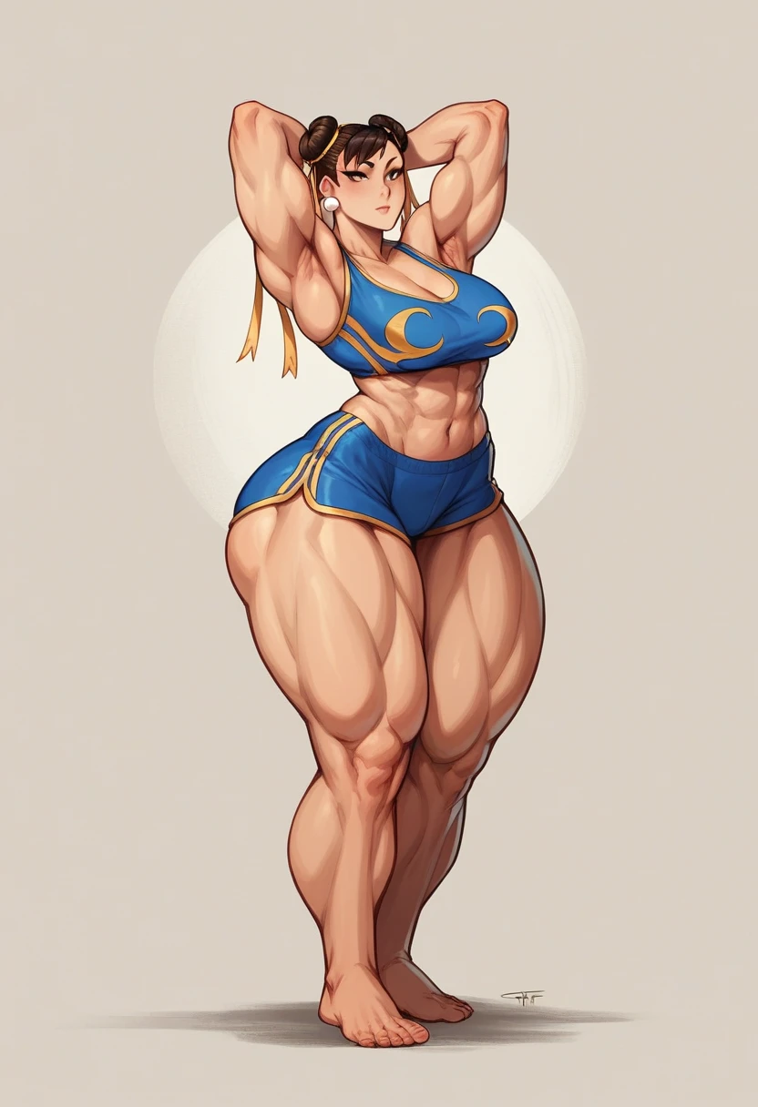 full body in image, naked woman, unique hair, female body, curvy body, large hips, beautiful woman, thicc body, big thighs, voluptuous body, full thick body, dinamic pose, curve body. detalied pose, body, simple background, expressive face, focus on face, line art, sketch
