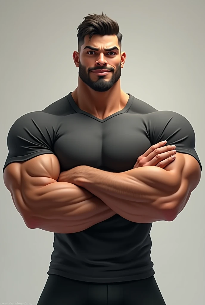 Homme musclé avec beaucoup beaucoup d'abdos 

