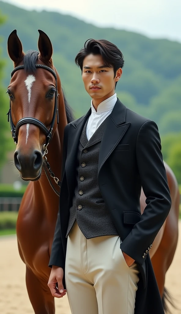 Loose horse, A Magician,