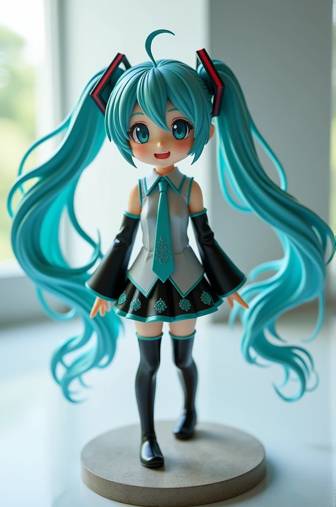 a beauty girl、Soio、super precision、accuracy、nendoroid、Chibi、miku hatsune、kawaii、A smile