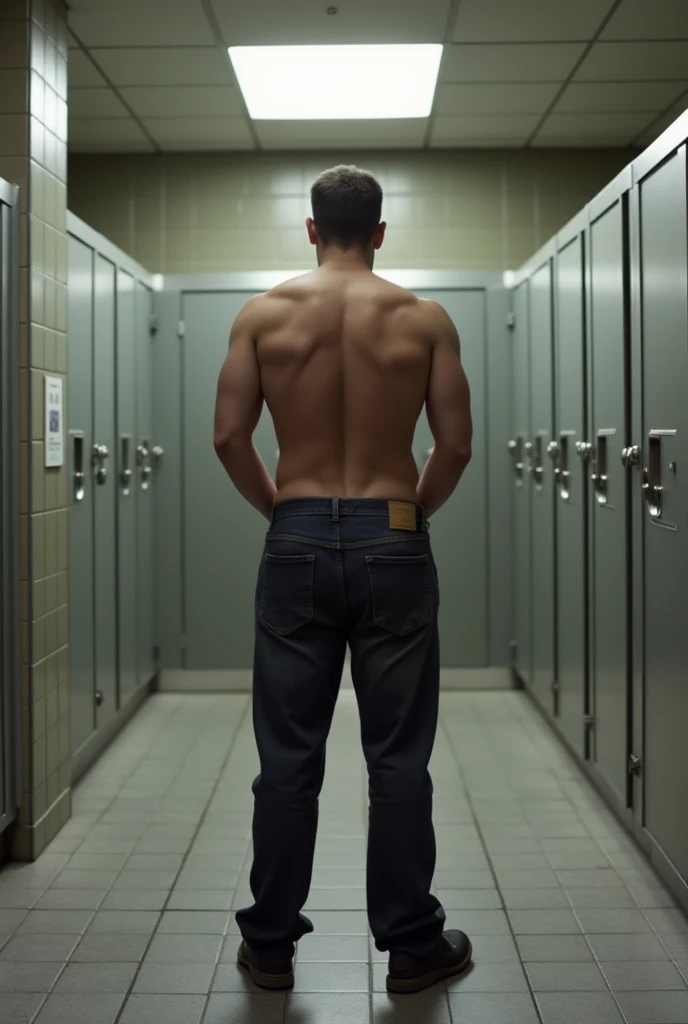 Two men pictured a young, thin 17-year-old next to his sexy muscular 25-year-old teacher, together in the school locker room; First, the 17-year-old teenager is submissive, of short size, without clothing, curly hair, brown skin, youthful face, full body, body with hair on chest, thin and weak body, hairy only in lower part; on the other hand, the 25-year-old professor with eyeglasses, muscular body, large pectorals, tall, dominant, without clothing very short and straight black hair, Caucasian or white skin, youthful face, full body, lots and lots of hair on chest, small beard of a day, hairy in the lower part; highly detailed skin, skin pores, school clothing, sunny weather, steam, showers, 8k uhd, dslr, dim lighting, high quality, film grain, Fujifilm XT3