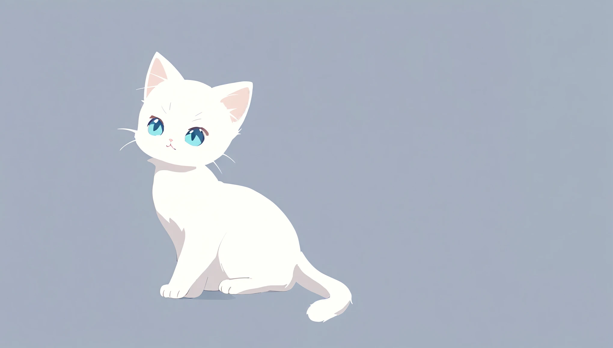 kitten minimalist