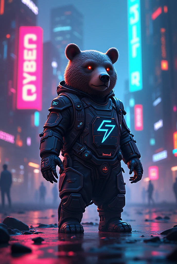 high quality, a cyberpunk style of a care bear, in a cyberpunk cityscape, <lora:CyberPunkAI:0.8> <lora:SDXLStencilStyleFAE:0.8>