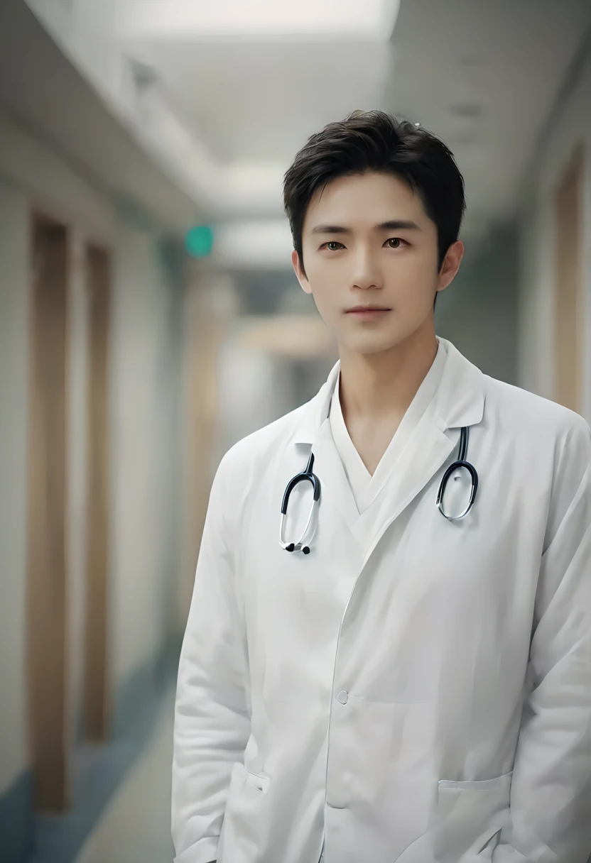 { "prompt": "A Japanese male doctor in his 40s, wearing a white coat but without a stethoscope. He has real, natural skin and lifelike eyes, giving him a calm and professional demeanor. The image should resemble a high-quality photograph, with realistic facial features and subtle details, as if it were taken in a medical setting. His expression is even more serene and gentle, reflecting a deep sense of compassion and approachability, making patients feel at ease and reassured by his calm and experienced presence." }