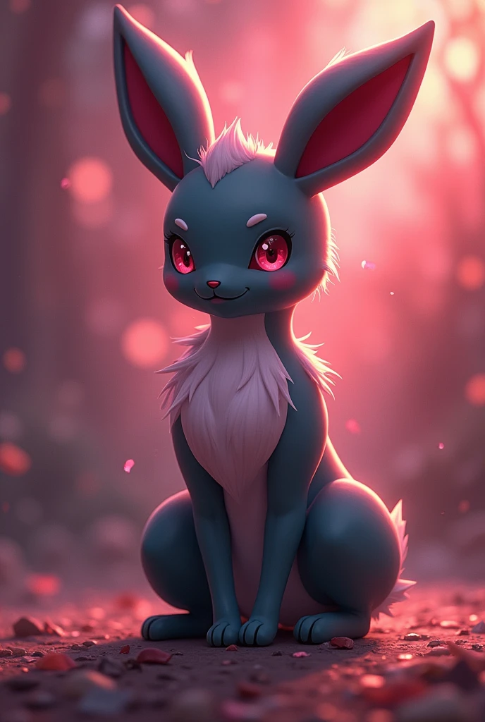 A pokemon loppuny with big breasts, sexier and darker