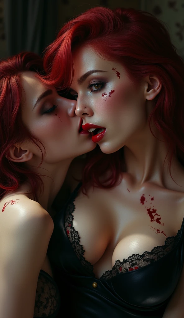 Masterpiece, Best Quality, extra high resolution, 1girl, (Abstract art:1.4), bleeding color, Visually stunning, Beautiful, Restorative in memory, emotional,  Demon Girl, Cinematic Upper Body Lighting, military uniform, (((More liquid paint splasheessy hayr, red lipstick