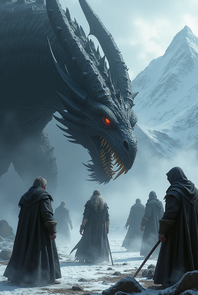A magnificent dragon soaring through the sky, an army of dragon hunters below cheering in victory, dramatic lighting, epic fantasy, cinematic composition, highly detailed, photorealistic, 8K, HDR, dramatic colors, dramatic lighting, moody atmosphere, intricate details, dramatic poses, Unreal Engine, volumetric fog, cinematic framing, seamless integration