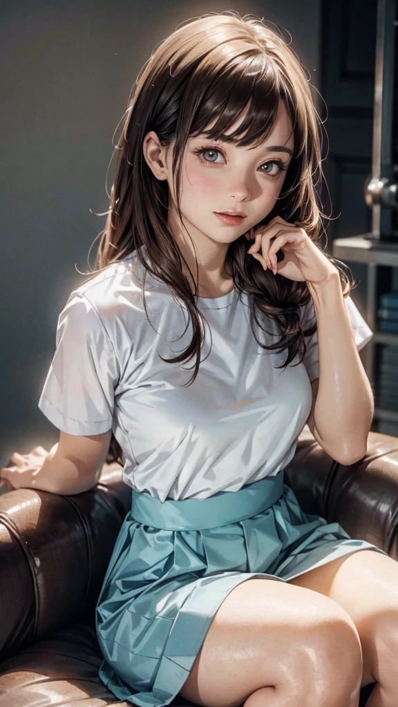 score_9, score_8_up, score_7_up, 1boy, 1girl, mature female, (mother and son), ???, hand on head, kneeling, in a room, bukkake, boy small dick, boy 8-year-old 