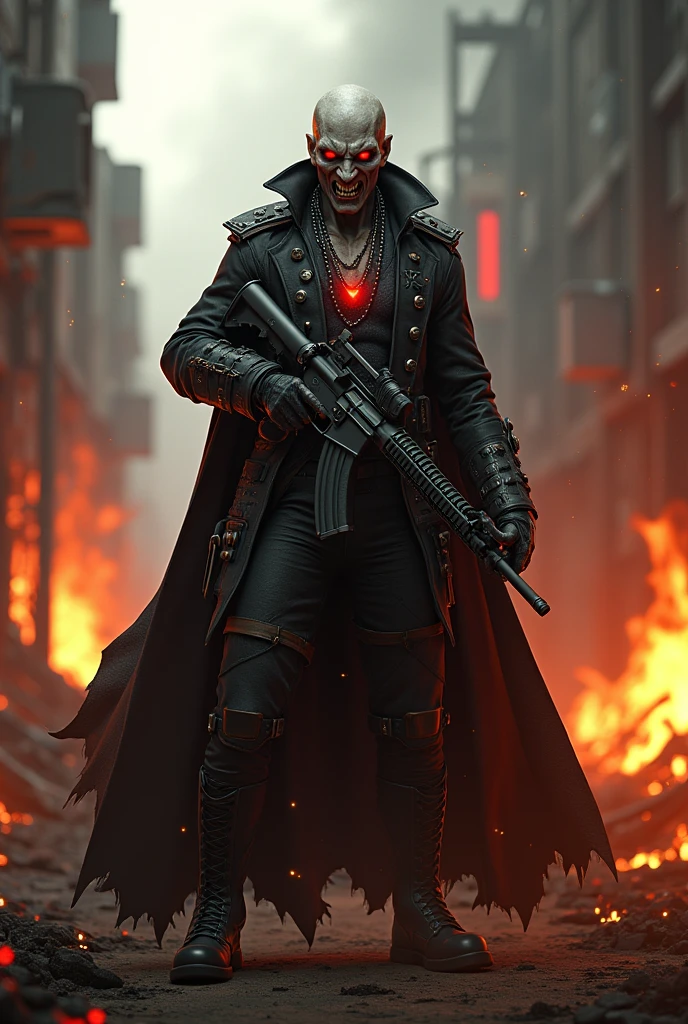 1man, masterpiece, gorgeous,strange head,fire skull head, fire, fire head, burning skull, coat, 4k, streets, buildings, gun, pistol, smoke, high details, gorgeous, 4k, BREAK close up, scary, no humans, cinematic, dramatic,contrast, detailed background, standing, night,fog, wallpaper, misteryous, digital art, artistic