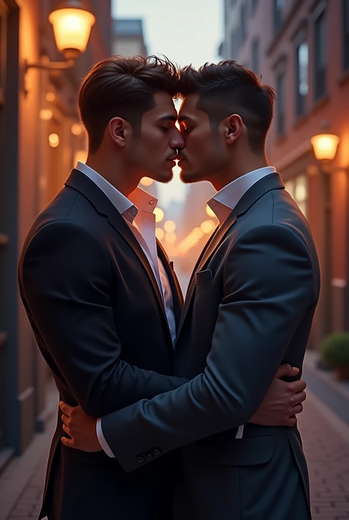2 man! gay art! handsome Matt Anderson without clothes. Sensual shooting. pleasure. sweaty body . sex. Chest muscles! Chest hair! ((monochrome)), ((grayscale))wearing a suit and tie,tattoo. white hair Smoke, movie feeling!Movie lights! Award-winning poster