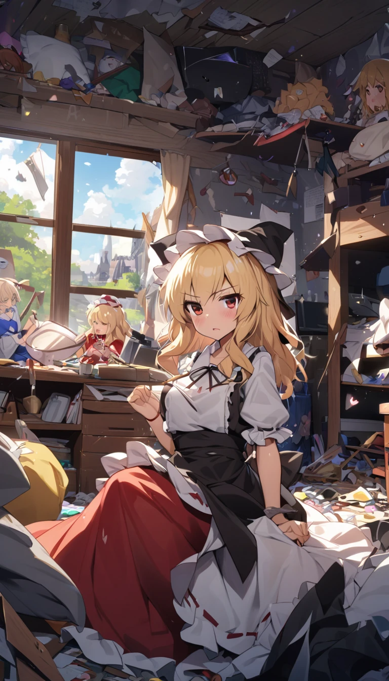 Ultra-high definition image quality、beautiful girl、Marisa Kirisame、touhou series、Messy room、Blonde、One Man 、Wizard、Marisa Kirisameの衣装、Marisa&#39;s Hat、very happy、Woman riding man、Cowgirl、Sex、Sex、Highest quality,Big Ass、Big Breasts、Thighs、Spread your legs and put your penis in your pussy、girly panties、Sweaty buttocks、Sweaty buttocks、pubic hair、Reaching orgasm、Sweaty crotch、Showing off her girly bra、Gal-style bra、Angle from directly below、Shift panties to the side, Her vagina is visible、Inserting the penis into the vagina、Cowgirlfuck、Shaking breasts、surprised、男と女は愛し合いSexする