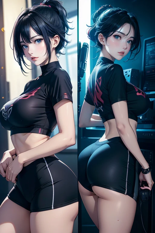 masterpiece, best quality, ultra-high-detailed, doggystyle, from side, 1boy, 1girl, sex from behind,