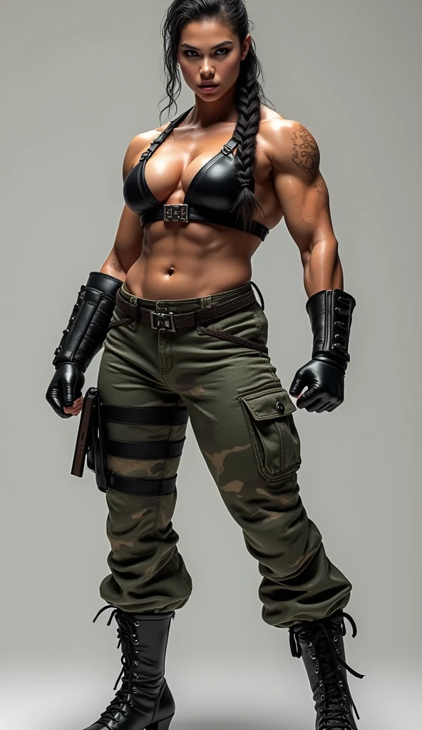 (high quality:1.3), (photo realistic:1.2)
security guard woman, wearing security uniform, taser, baton, (dynamic pose:1.4), skin pores, wide hips, thick thighs, crotchless cargo pants, crotch cut out, pussy, (pussy:1.4), no panties, boots, long hair, baseball cap, standing,
shopping centre, mall, mall interior, inside shop, shoppers in tha background, crowd in the background, grocery store, .
<lora:CrotchlessPants:1>, <lora:oiled skinv1:0.8>, <lora:IllustrationCurvyStyle2.0:1>