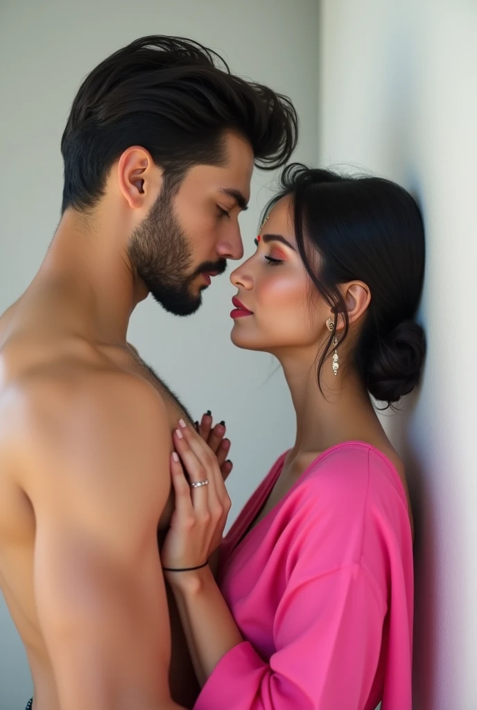 A beautiful punjabi young boy ,wear a red turban  no clothes nude , with  20 years punjabi girl no clothes nude big anal ,no clothes on body,only boobs body,long hear and lick his dick   at alone morning , having sex, complete body ,sitting his underwear ,big boobs big bumb ,very big anal ,big his pussy,see to camera front