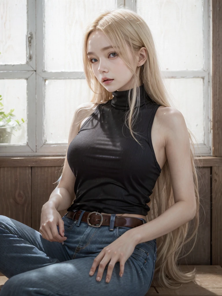 model, ファッションmodel, girl, modelポーズ, 
Leather Fashion, Bondage, Blonde, Platinum Blonde, 
skinny, slender, summer, cute, Brown Hair,
 Exposed leather, 黒茶色のBondageレザー, 
((whole body:1.5)), front, ((靴まで含むwhole body:1.5)), 
slender girl, sunny, Standing posture, 
((photograph:1.3)), ((Realistic:1.5)), (Highest quality:1.4), ((Ultra-high resolution:1.3)), 
((Highest quality:1.3)), ((Ultra-detailed:1.3)), (Sharp Focus:1.3), 
masterpiece, Real, Photorealistic, Extremely detailed, 
Real Life, 超Realistic, Photorealism, Fine details, 
Perfect artwork, Professional Writing, 
Black boots, 
