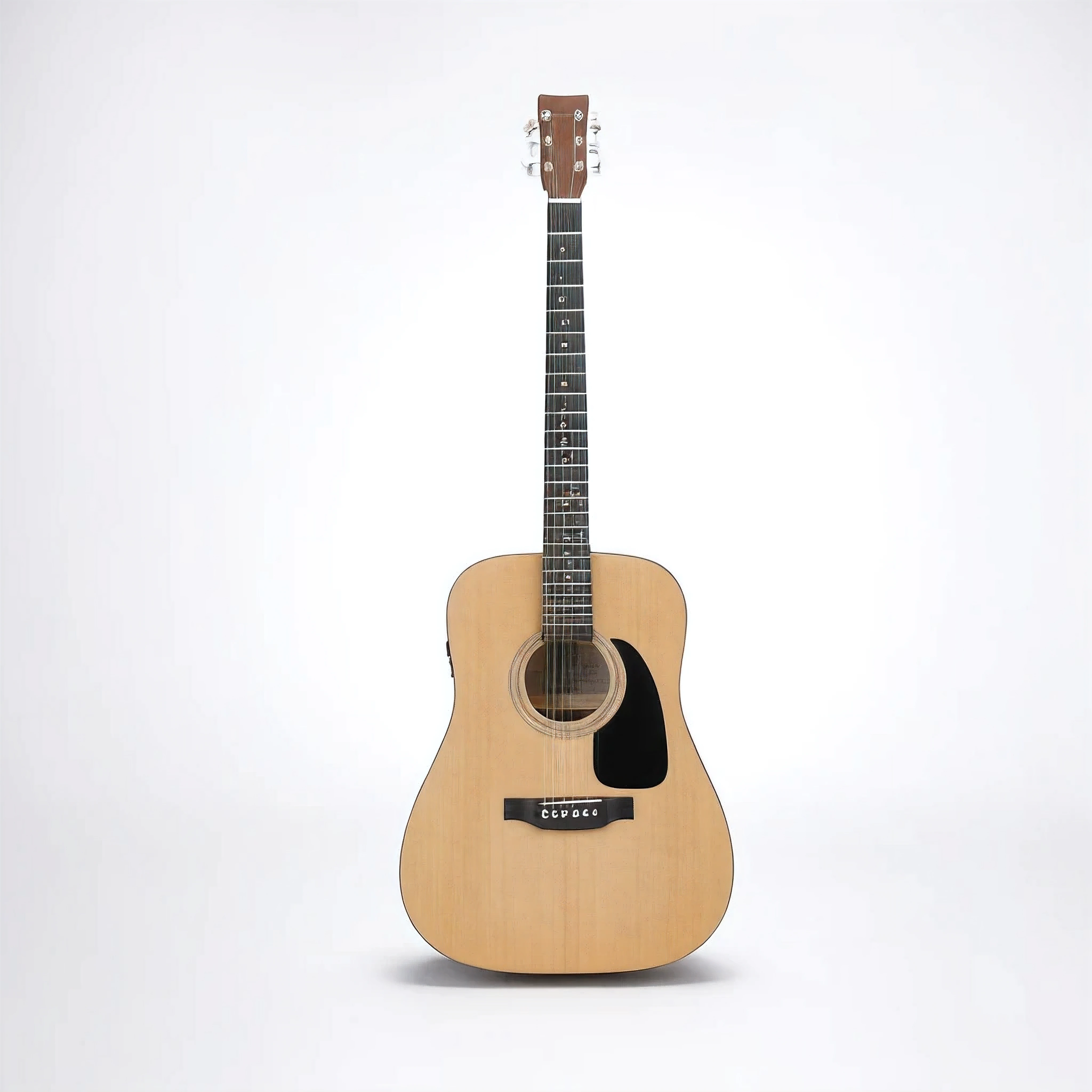 Commercial Photography, Acoustic guitar, MUJI、Background is white