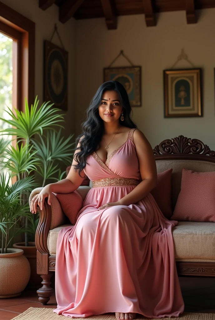 there is a hyper realistic woman in a pink dress laying on the grass, laying down, thick curly anime hair, curly hyper realistic hair, photo from a promo shoot, promo shoot, promo still, gorgeous lady, photoshoot, seductive lady, sza, promo shot, photo shoot, taken in the early 2020s, playful pose, her belly button is exposed, vanessa morgan, dressed in a pink dress, solo photoshoot