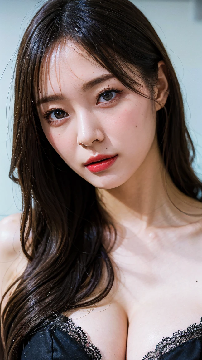 (masterpiece, best quality, beautiful quality, photorealistic, detailed lighting, extremely detailed skin, extremely detailed hair, shadows, 8k, a picture of a woman, forehead, upper body, 1girl, fcPortrait:1.2), <lora:add_detail:1>, <lora:ichikajp-15:1>, Ichikajp